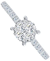 Diamond Classic Style Bridal Set (3/4 ct. t.w) 14k White Gold