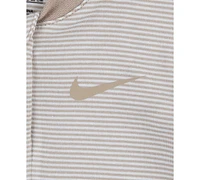 Nike Baby Boy or Girl Long-Sleeve Striped Footed Coverall