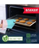 Bakken 8-Piece Stackable Bakeware Set - Ceramic Non-Stick Coating, Baking Sheets, Assorted Baking Pans, Ptfe, Pfoa & Pfos Free