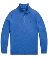 Polo Ralph Lauren Men's Big & Tall Cotton Quarter-Zip Sweater