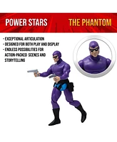 Boss Fight Studio The Phantom, King Features Comics Power Stars Collectible Action Figure – Retro-Style Figurine with Accessories, Detailed Scu