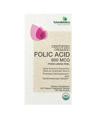 Futurebiotics Folic Acid From Lemon Peel 800 mcg