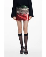 Desigual Women's Sequin miniskirt