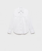 Mango Women's Metal Detail Shirt