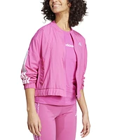 adidas Women's Essentials 3-Stripes Lifestyle Bomber Jacket