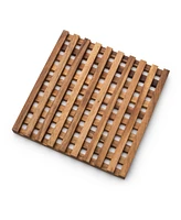 Ironwood Acacia Wood 10" Venetian Trivet
