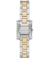 Michael Kors Women's Emery Three-Hand Two-Tone Stainless Steel Watch, 22x28mm