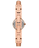 Michael Kors Women's Gramercy Two-Hand Rose Gold-Tone Stainless Steel Watch, 21mm