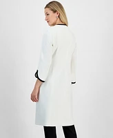 Kasper Women's Framed Stretch Crepe Jacket, Regular and Petite