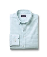 Charles Tyrwhitt Men's Slim Fit Button-Down Collar Non-Iron Stretch Check Oxford Shirt