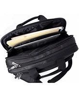 Alpine Swiss Messenger Bag Leather 15.6 Laptop Briefcase Portfolio Business Case