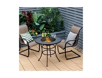 4 In 1 Fire Pit, Gri