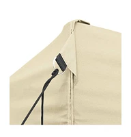 Foldable Tent Pop-Up 9.8'x14.8' Cream White