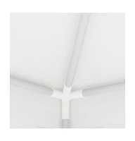Professional Party Tent with Side Walls 13.1'x13.1' White 0.3 oz/ft²