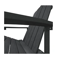 Patio Adirondack Chair Hdpe Anthracite