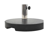 Parasol Base Granite 44.1 lb Round Black