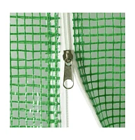 vidaXL Greenhouse 96.9 ft² 118.1"x118.1"x78.7"