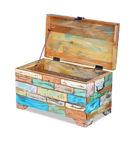 vidaXL Storage Chest Solid Reclaimed Wood