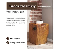 Stool Solid Teak Wood