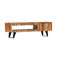 Tv Stand 55.1"x11.8"x15.7" Solid Wood Sheesham