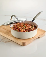 Rachael Ray Cucina Ceramic Nonstick 3-Quart Saute Pan with Lid
