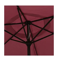 vidaXL Garden Parasol 78.7"x83.1" Aluminum