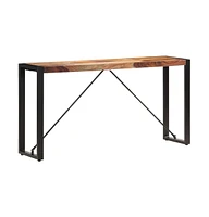 Console Table 59.1"x13.8"x29.9" Solid Sheesham Wood