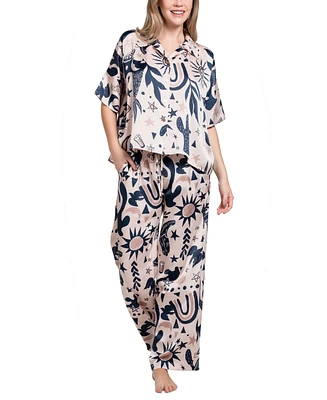 Midnight Bakery Women's Satin Sunrise Pajama Set