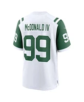 Nike Men's Will McDonald Iv White New York Jets Classic Alternate Game Jersey