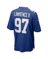 Nike Men's Dexter Lawrence Ii Royal New York Giants Team Game Player Jersey