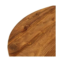 Coffee Table 25.6"x25.6"x12.6" Solid Acacia Wood