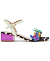 Betsey Johnson Women's Emerry Two-Piece Butterfly Low Block-Heel Sandals