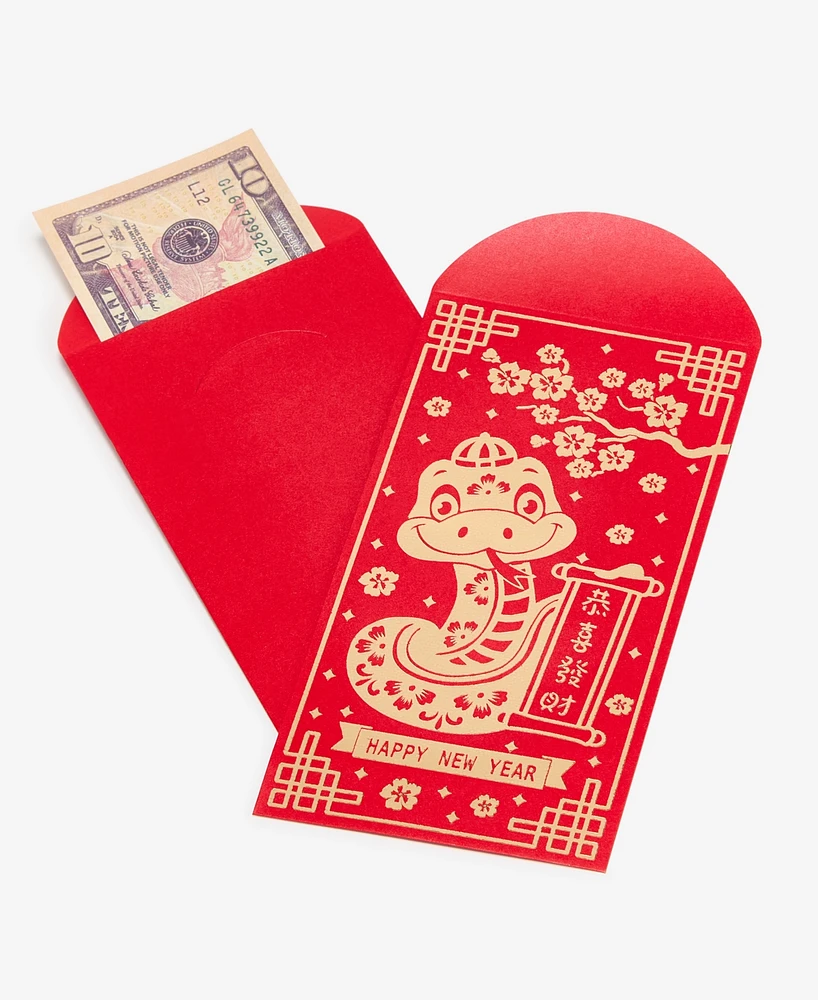 Holiday Lane Lunar New Year Snake Paper Envelopes, Set of 18, Exclusively at Macy's