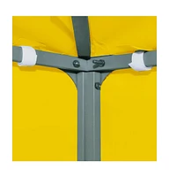 vidaXL 2-Tier Gazebo Top Cover 1 oz/ft² 9.8'x9.8' Yellow