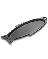 Outset Cast Iron 7.28" Fish Grill Pan