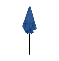 vidaXL Beach Parasol Azure Blue 70.9"x47.2"