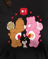 Hybrid Apparel Plus Trendy Care Bears Valentine's Day Graphic Crew Neck T-Shirt