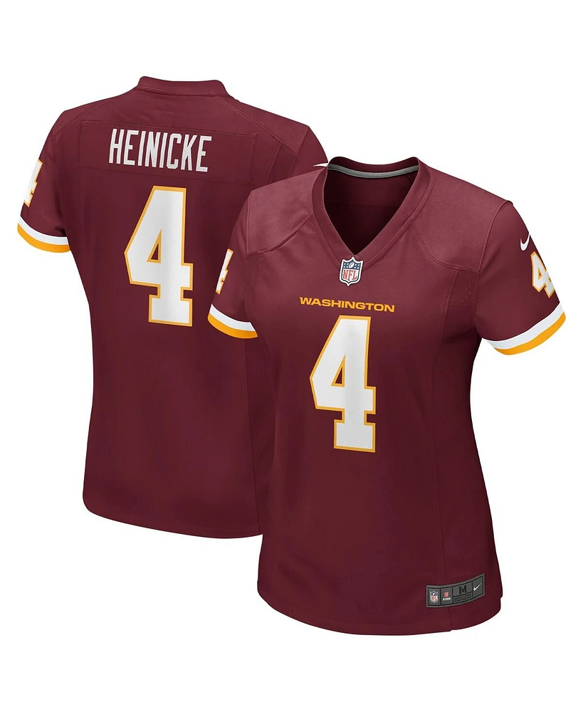 Nike Women's Taylor Heinicke Burgundy Washington Football Team Game Jersey