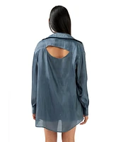 Belle & Bloom Women's Back To You Iridescent Shirt