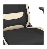 vidaXL Massage Gaming Chair for Adult, Reclining Computer Chair with Footrest and Headrest