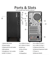 Lenovo ThinkCentre M90t Business Tower Desktop Intel Core i7 12700 16GB Ram Intel Uhd Graphics 512GB Ssd Storage Windows 11 Pro - Black