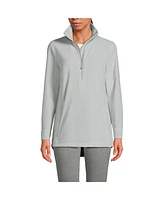 Lands' End Women's Anyweather Quarter Zip Fleece Tunic Pullover