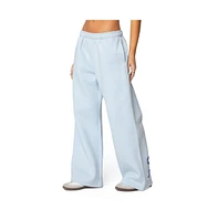 Edikted Womens Bonney Bow Detail Sweatpants