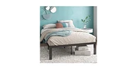 Slickblue Modern 16-inch Heavy Steel Metal Platform Bed Frame