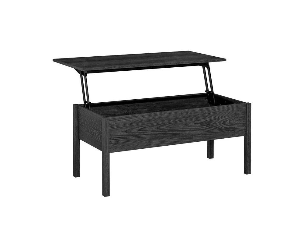 Slickblue Modern Lift-Top Coffee Table with Hidden Storage for Living Room Organization