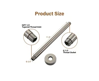 Casainc Round Shower Arm with Flange Cover