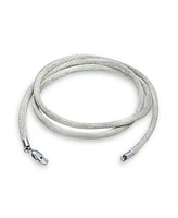 Bling Jewelry Soft Thin Satin Silk Cord Strand Necklace For Pendant Layering .925 Sterling Silver