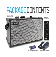 Pyle 5.25" Portable Wireless Bluetooth Speaker System with Fm Radio, Rechargeable Battery & Usb/MP3 Support