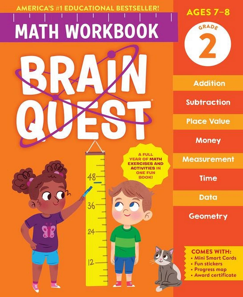 Barnes & Noble Brain Quest Math Workbook: 2nd Grade by Workman Publishing