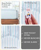 400 Thread Count 100% Cotton Printed Sheet Set - California Design Den